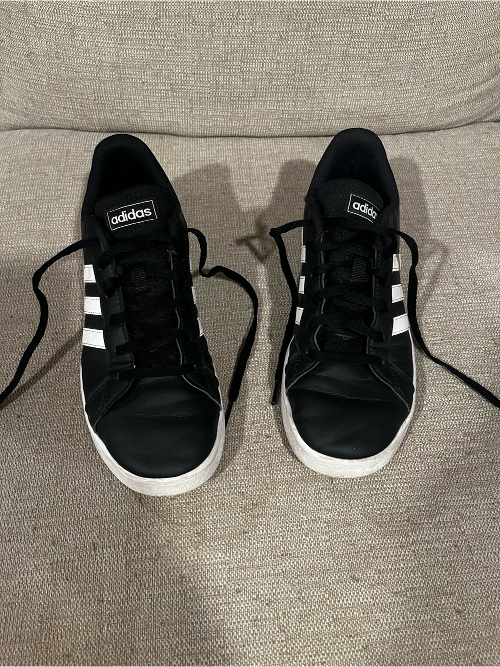 adidas Black & White Low-Top Sneakers